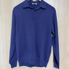 UNITED ARROWS パープルポロシャツ 長袖