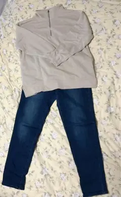 エンジェリーベ　スウェット　デニムセット