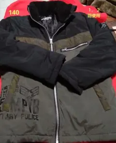 ZERO GRAVITY 中綿コート サイズ140 ミリタリーポリス風　美品