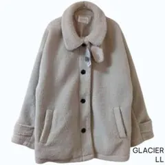 GLACIER タグ付き 2WAYボアアウター LL ベージュ