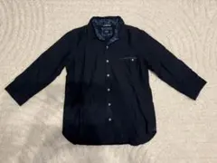 BEAMS HEART 七分袖シャツ ネイビー Mサイズ
