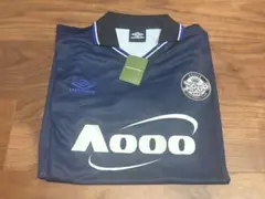UMBRO×Aooo サッカーシャツ Mサイズ ネイビー - メルカリ