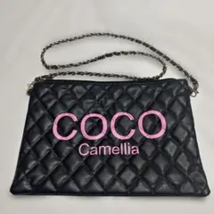 COCO Camellia キルティング ショルダーバッグ