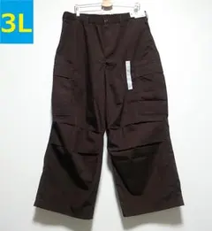 新品 ジーユー ★メンズ3L★ スーパーワイドカーゴパンツB パラシュートパンツ