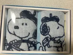 ニッセイ　スヌーピー ミニジャガードタオル 2枚セット