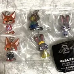 めじるしアクセサリー ズートピア2 ジュディ ニック ニブルズ ガチャ コンプ