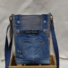 No.279ポシェット　デニムリメイクバッグ　ショルダーバッグ