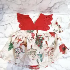 ベビー・キッズロンパース ワンピース サイズ100 ヘアバンドつき