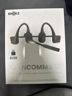 新品未開封_SHOKZ OPENCOMM2 UC ブラック2025upgrade OpenComm2 2025 Upgradeワイヤレス骨伝導ヘッドセット– Shokz
