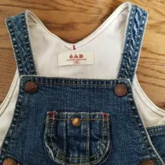 é.a.B デニムオーバーオール 80