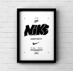NIKE graphic poster 額付き