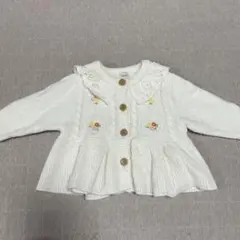 futafuta ニットカーディガン　80