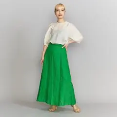 BEAUTY&YOUTH　フレンチリネンマキシスカートのサムネイル