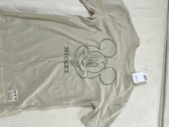 ミッキーマウス Tシャツ ベージュ