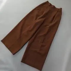 LEPSIM レプシィム ワイドパンツ ブラウン イージーパンツ オフィス