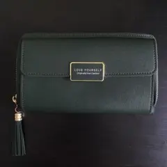 新品スマホショルダーポーチ(ダークグリーン)