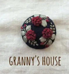 刺繍ブローチ ブローチ