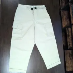 H&M カーゴパンツ ベージュ 30/30 ベルト付きのサムネイル