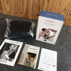 新品未使用　ベビービョルン ベビーキャリアMINI ウーブン ブラック　新生児◎