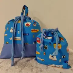 お着替え袋&給食袋ハンドメイド