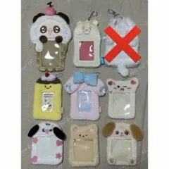 トレカケース トレカポーチ ネコ うさぎ ふわふわ ケアベア プリン 韓国作家