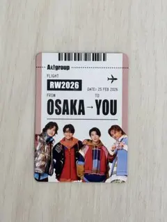 runway ボーディング風パスカード