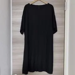 【美品】Mila Owen リネンブレンド チュニック 半袖 ブラックのサムネイル