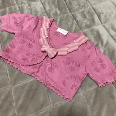 値下げ シャーリーテンプル 110 ボレロ カーディガン 半袖 匿名配送