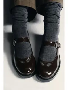 ZARA メリージェーンシューズ 38