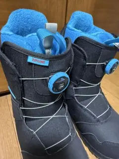 Burton ZIPLINE 子ども用スノーボードブーツ ブラック/ブルー