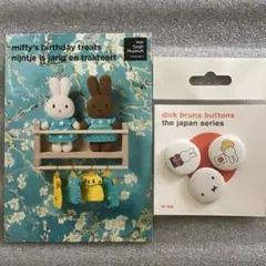 【未開封】dick bruna ミッフィ　ボタン 3個セット　日本シリーズ