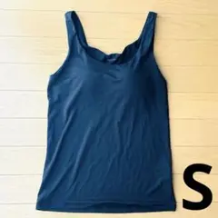 ★UNIQLO ユニクロ エアリズムブラタンクトップ S ブラック★