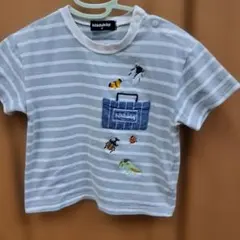 kladskap 昆虫刺繍 ボーダーTシャツ 90cmのサムネイル