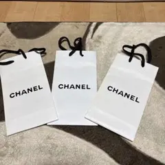 CHANEL ショップ袋 3枚セット ホワイト