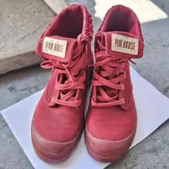 PINK HOUSE 赤 ハイカットスニーカーのサムネイル