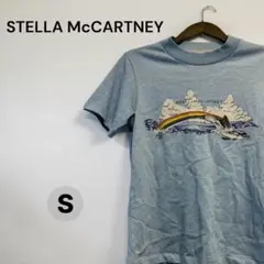 STELLA McCARTNEY Tシャツ 水色 イルカ柄 ロゴのサムネイル
