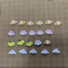 キャラクターネイルパーツ 24個セット