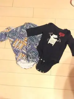 OCEAN & GROUND /GAP ロンパース3枚組 70㎝