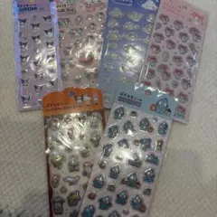 キャンドゥ サンリオぷくっとシール 6点　まとめ売り