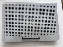 SANWA ノートパソコン台クーラー付　アルミ