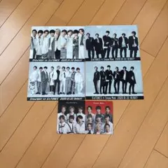 SixTONES vs Snow Man クリアファイル 4枚とマスクケース