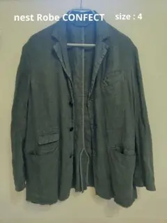 nest Robe CONFECT リネンシャツジャケット カーキのサムネイル