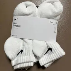 NIKE ナイキ　ホワイト　靴下　ソックス　くるぶし　３足セット　ラスト1点！