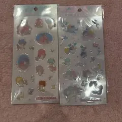 リトルツインスターズ　キラぷくシール　2種セット