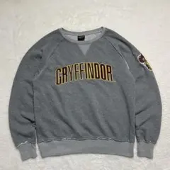 ク*ン様 ハリーポッター グリフィンドール スウェット 刺繍ロゴ ヴィンテージ
