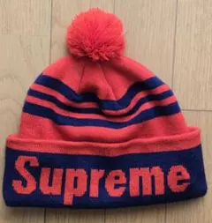 Supreme ニット帽 ボンボン付き ビーニー