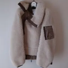 【新品未使用】Faux Shearling x Nylon Twill ブルゾン