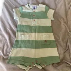 PETITBATEAU 半袖ロンパース3m/60cm