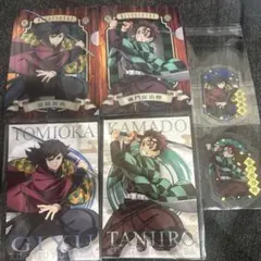 鬼滅の刃 義勇 炭治郎 クリアファイル ポストカード ステッカー
