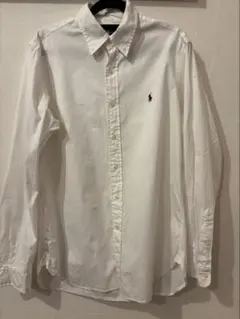 Ralph Lauren ラルフローレン 白 コットンシャツ 綿100